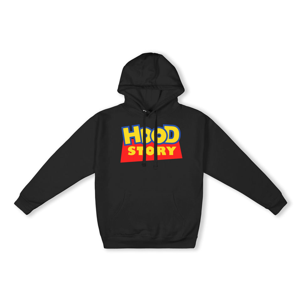 Premium Hood Story Hoodie hoodie Bandionaire clothing Small Black 