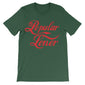 Popular Loner Tee Shirt ART ON SHIRTS Small Red / Forest T 