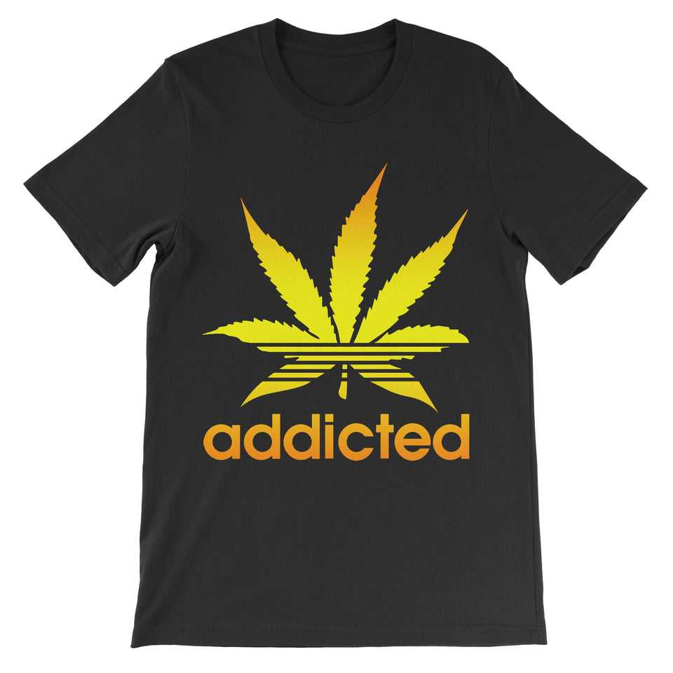 Addicted Short-Sleeve T-Shirt Shirt ART ON SHIRTS Small Black 