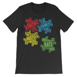 Puzzle Crew Neck T-Shirt - Bandionaire Clothing