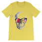 Skull Vision Short Sleeve Tee Shirt ART ON SHIRTS Small Yellow 