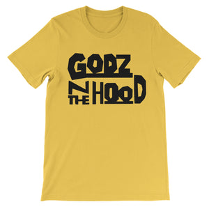 Godz N The Hood Short Sleeve T-shirt Shirt ART ON SHIRTS Small Yellow 
