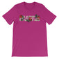 SHORT-SLEEVE "HUSTLE" T-SHIRT Shirt ART ON SHIRTS Small Berry 