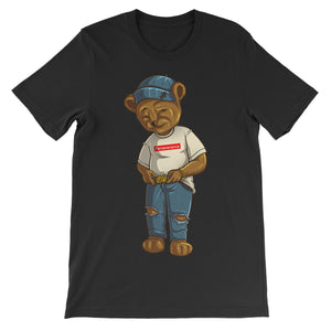 Perseverance Bear T-shirt Shirt ART ON SHIRTS Small Black 