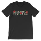 SHORT-SLEEVE "HUSTLE" T-SHIRT Shirt ART ON SHIRTS Small Black 