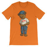 Perseverance Bear T-shirt Shirt ART ON SHIRTS Small Orange 