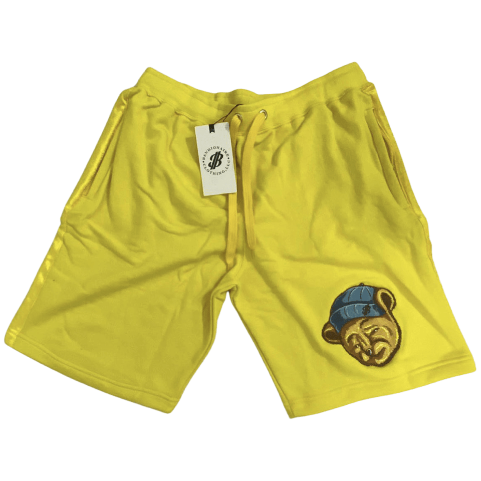 Perseverance Bear Shorts shorts ART ON SHIRTS Small Yellow 