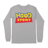 Long Sleeve Hood Story Tee - Bandionaire Clothing